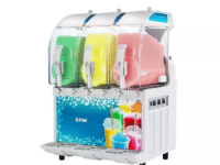 เครื่องทำน้ำแข็งเกล็ดหิมะ SPM slush machine I-PRO 3 BOWLS, WITH MECHANICAL CONTROL AND LIGHTED PANEL